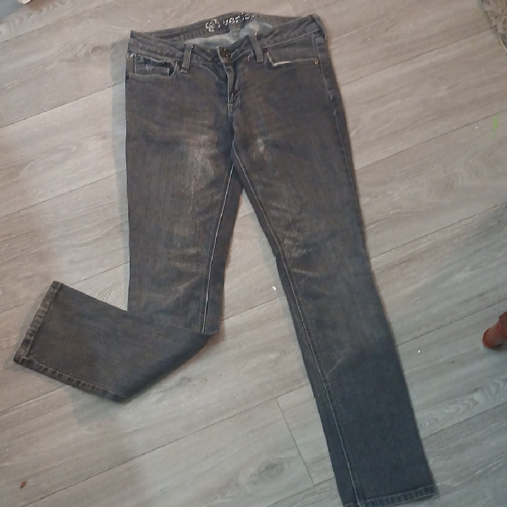 Bullhead Black Straight Leg Jeans Classic Denim Size 5 Short
